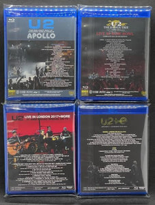 U2 / LIVE AT ROSE BOWL THE JOSHUA TREE TOUR 2017 COMPLETE MULTICAM EDITION, APOLLO FOR ONE NIGHT ONLY 2018 MULTIANGLE+SOUNDBOARD REMASTER, LIVE IN LONDON 2017 + MORE, iNNOCENCE + eXPERIENCE TOUR 2015 LIVE IN PARIS (4BDR)