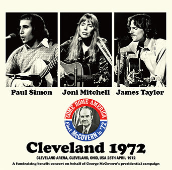 PAUL SIMON, JONI MITCHELL & JAMES TAYLOR / CLEVELAND 1972 (2CDR)