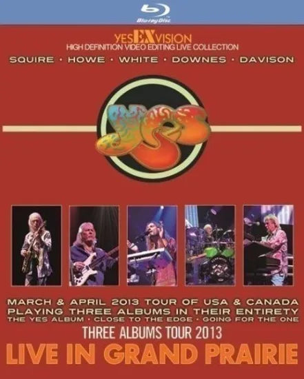 YES / THREE ALBUMS TOUR 2013 LIVE IN GRAND PRAIRIE (1BDR)