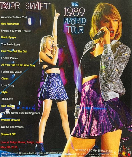 TAYLOR SWIFT / LIVE IN TOKYO 2015 LAST NIGHT (1BDR)