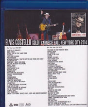Load image into Gallery viewer, Elvis Costello / Solo! Carnegie Hall New York 2014 (1BDR)

