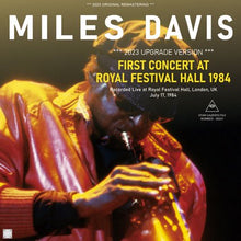 Load image into Gallery viewer, MILES DAVIS / 2023 UPGRADE VERSION FIRST CONCERT AT ROYAL FESTIVAL HALL 1984 (2CDR)
