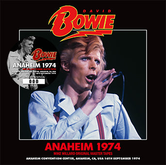 DAVID BOWIE / ANAHEIM 1974 MIKE MILLARD ORIGINAL MASTER TAPES (2CD)