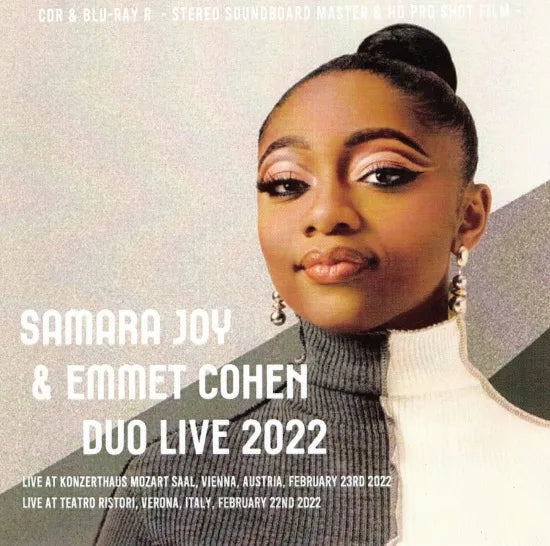 Samara Joy & Emmet Cohen / Duo Live 2022 STEREO SOUNDBOARD PRO-SHOT (1BDR+1CDR )