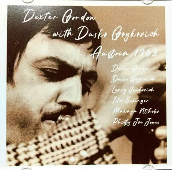 Dexter Gordon with Dusko Goykovich / Austria 1969 STEREO SOUNDBOARD (1CDR)