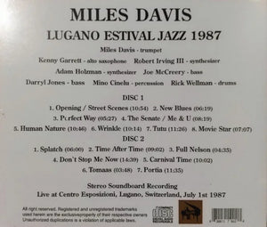 Miles Davis / Lugano Estival Jazz 1987 STEREO SOUNDBOARD (2CDR)