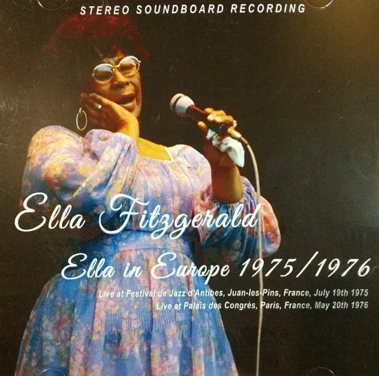 Ella Fitzgerald / Ella in Europe 1975/1976 STEREO SOUNDBOARD (2CDR)