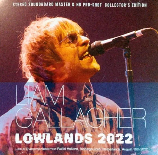 Liam Gallagher / Lowlands Festival 2022 STEREO SOUNDBOARD HD Pro-shot (1CDR+1BDR )