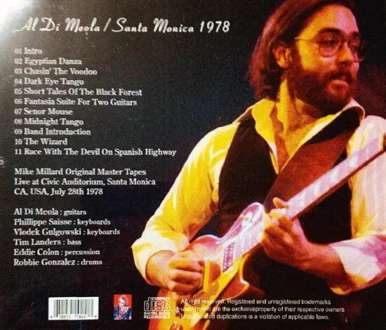 Al Di Meola / Santa Monica 1978 (1CDR)