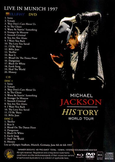 MICHAEL JACKSON / HISTORY WORLD TOUR LIVE IN MUNICH 1997