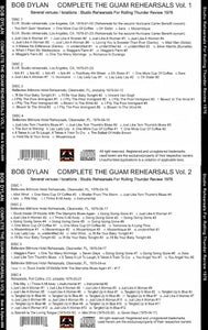 Bob Dylan / Complete The Guam Rehearsals Studio Rehearsals For Rolling Thunder Review 1976 Soundboard (8CDR)