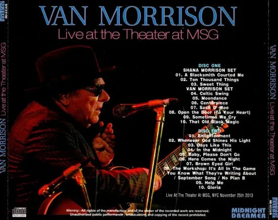 VAN MORRISON / LIVE AT THE THEATER AT MSG (2CDR)