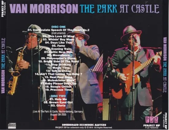 VAN MORRISON / THE PARK AT CASTLE 2003 (2CDR)