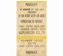 THE WHOLE POPULATION OF HACKNEY (IRON MAIDEN) / MARQUEE 1985 (2CDR)