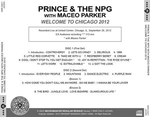 PRINCE & THE NPG WITH MACEO PARKER / WELCOME TO CHICAGO 2012 (2CDR)