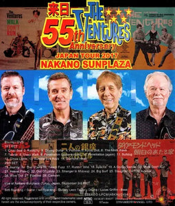 THE VENTURES / 55th Anniversary of Arrival in Japan JAPAN TOUR 2017 NAKANO SANPLAZA (1BDR+1DVDR)