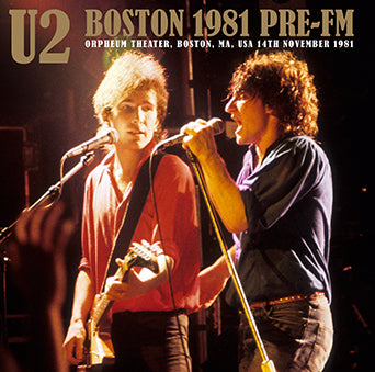 U2 / BOSTON 1981 Pre-FM STEREO SOUNDBOARD (1CDR)