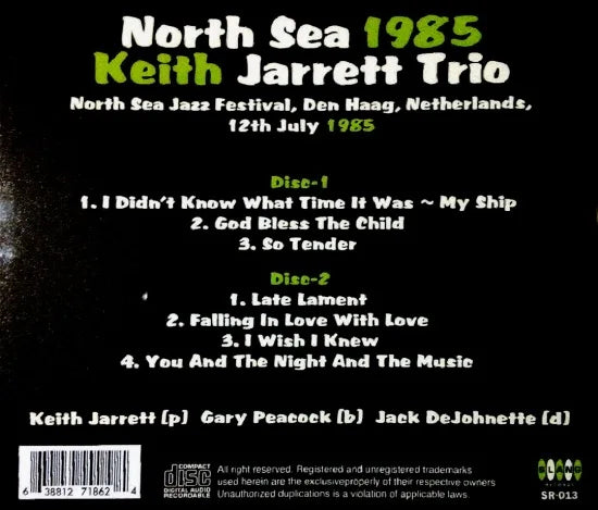 Keith Jarrett Trio / North Sea Standerds SOUNDBOARD (2CDR)