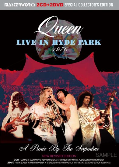 QUEEN / LIVE IN HYDE PARK 1976 A PICNIC BY THE SERPENTINE NEW REVISED EDITION (2CD+2DVD)