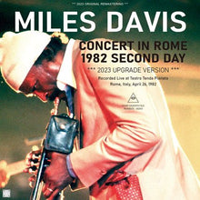 Load image into Gallery viewer, MILES DAVIS / CONCERT IN ROME 1982 SECOND DAY 2023 UPGRADE VERSION (2CDR)
