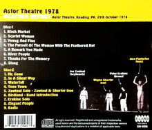 Load image into Gallery viewer, WEATHER REPORT / Astor Theatre 1978 SOUNDBOARD (2CDR)
