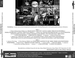 PAT METHENY / DREAM BOX TOUR AT STONY BROOK UNIVERSITY 2023 (2CDR)