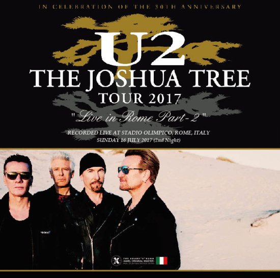 U2 / The Joshua Tree Tour 2017 Live in Rome Part 2 (2CD) Hologram cover