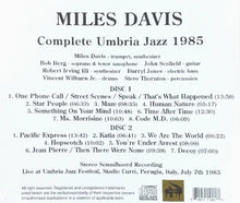 Load image into Gallery viewer, MILES DAVIS / Complete Umbria Jazz 1985 STEREO SOUNDBOARD (2CDR)
