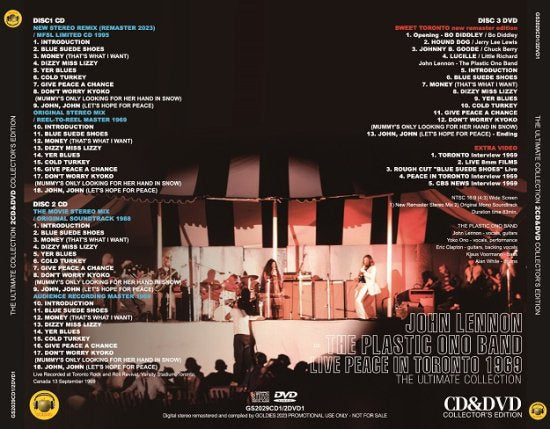 JOHN LENNON / LIVE PEACE IN TORONTO 1969 THE ULTIMATE
