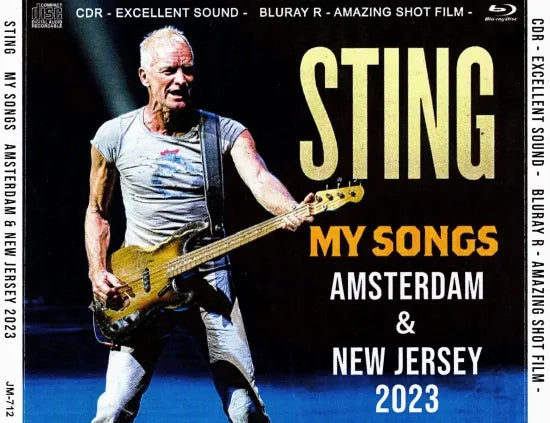 STING / AMSTERDAM & NEW JERSEY 2023(2CDR+1BDR)