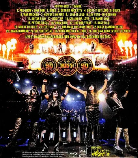 KISS / KISS' FINAL SHOW MADISON SQUARE GARDEN 2023 (1BDR) – Music Lover  Japan