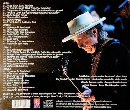 BOB DYLAN / Soon After Midnight 2012 Last 2 Performance (4CDR)