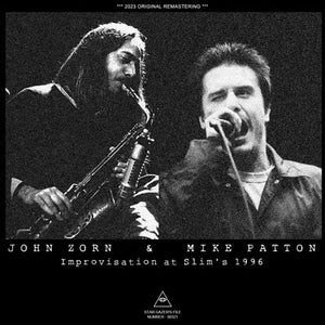 JOHN ZORN & MIKE PATTON / IMPROVISATION AT SLIM'S 1996 Soundboard (2CD –  Music Lover Japan