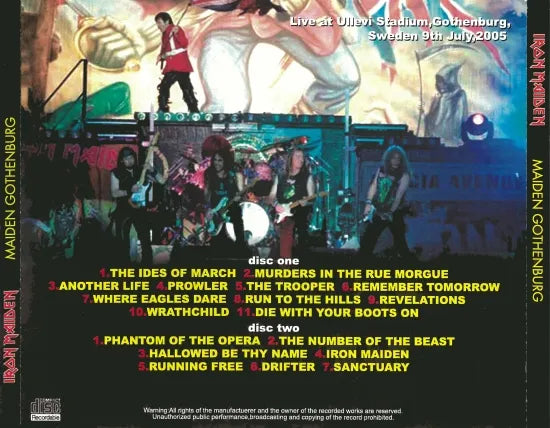 IRON MAIDEN / MAIDEN GOTHENBURG (2CD)