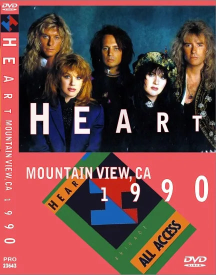 HEART / MOUNTAIN VIEW CA 8.19.90 (1DVDR)