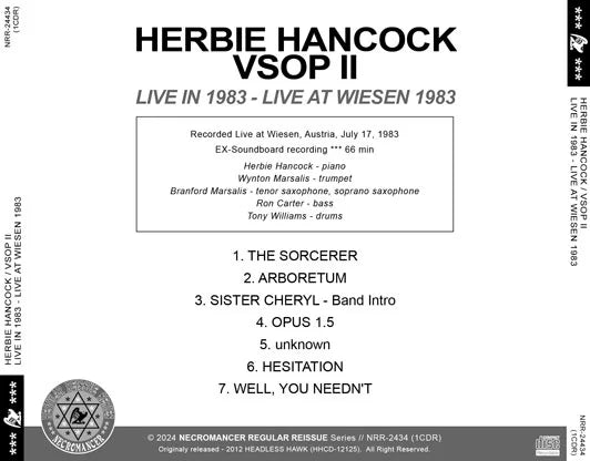 HERBIE HANCOCK / VSOP II LIVE IN 1983 LIVE AT WIESEN 1983 (1CDR)