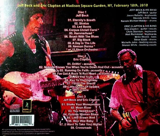 BECK & CLAPTON / JOINT TOGETTHER (3CDR)