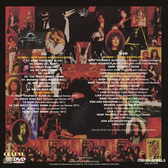 QUEEN / QUEEN PROSPECTIVE ALBUM EDITION (1CD+1DVD) – Music Lover Japan