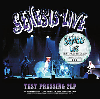 GENESIS / LIVE TEST PRESSING 2LP (1CD+1DVDR)