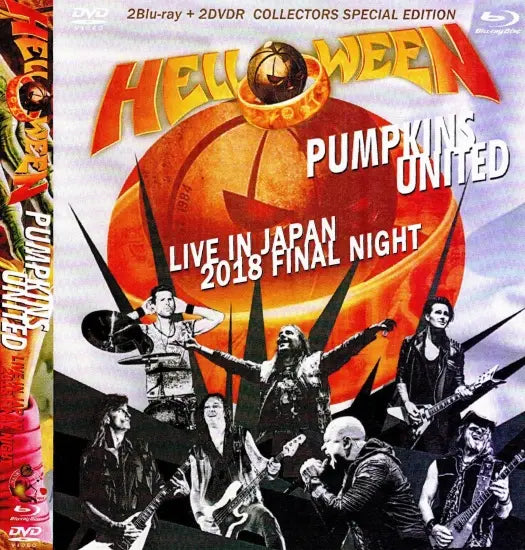 HELLOWEEN / PUMPKINS UNITED LIVE IN JAPAN 2018 FINAL NIGHT (2BDR+2DVDR)