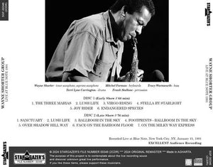 WAYNE SHORTER GROUP / LIVE AT BLUE NOTE 1991 (2CDR)