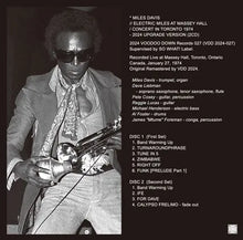 Load image into Gallery viewer, MILES DAVIS / ELECTRIC MILES AT MASSEY HALL (2CD)
