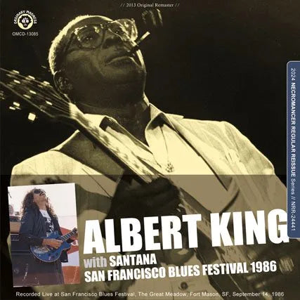 ALBERT KING WITH SANTANA / SAN FRANCISCO BLUES FESTIVAL 1986 (1CDR)