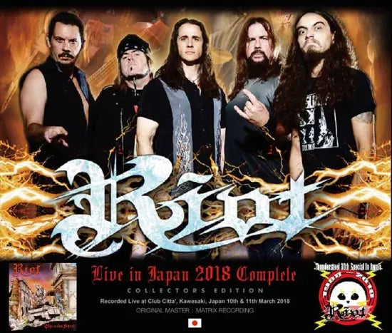 RIOT / Live in Japan 2018 Complete Collectors Edition (4CDR)