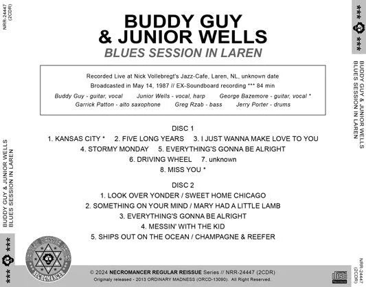 BUDDY GUY & JUNIOR WELLS / BLUES SESSION IN LAREN (2CDR)