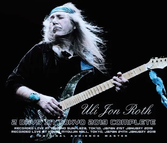 Uli Jon Roth / 2 Days in Tokyo 2019 Complete ORIGINAL AUDIENCE MASTER (4CDR with Bonus DVDR)