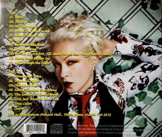 Cyndi Lauper / Live in Tokyo (2CDR)