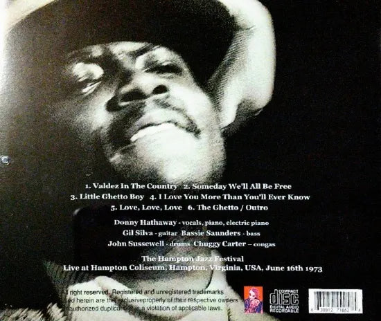 Donny Hathaway / Anotherside Of Live SOUNDBOARD (1CDR)