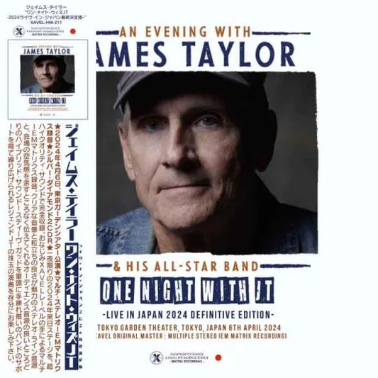 James Taylor / One Night with JT Live in Japan 2024 Definitive Edition Limited Set (2CDR+1BDR)