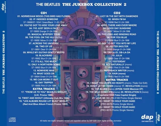 THE BEATLES / THE JUKEBOX COLLECTION 1&2 FOR JUKEBOXES ONLY SINGLES (2CD+2CD)